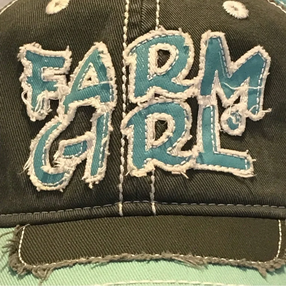 J. America / Farm Girl Adjustable Distressed Girl's Cap